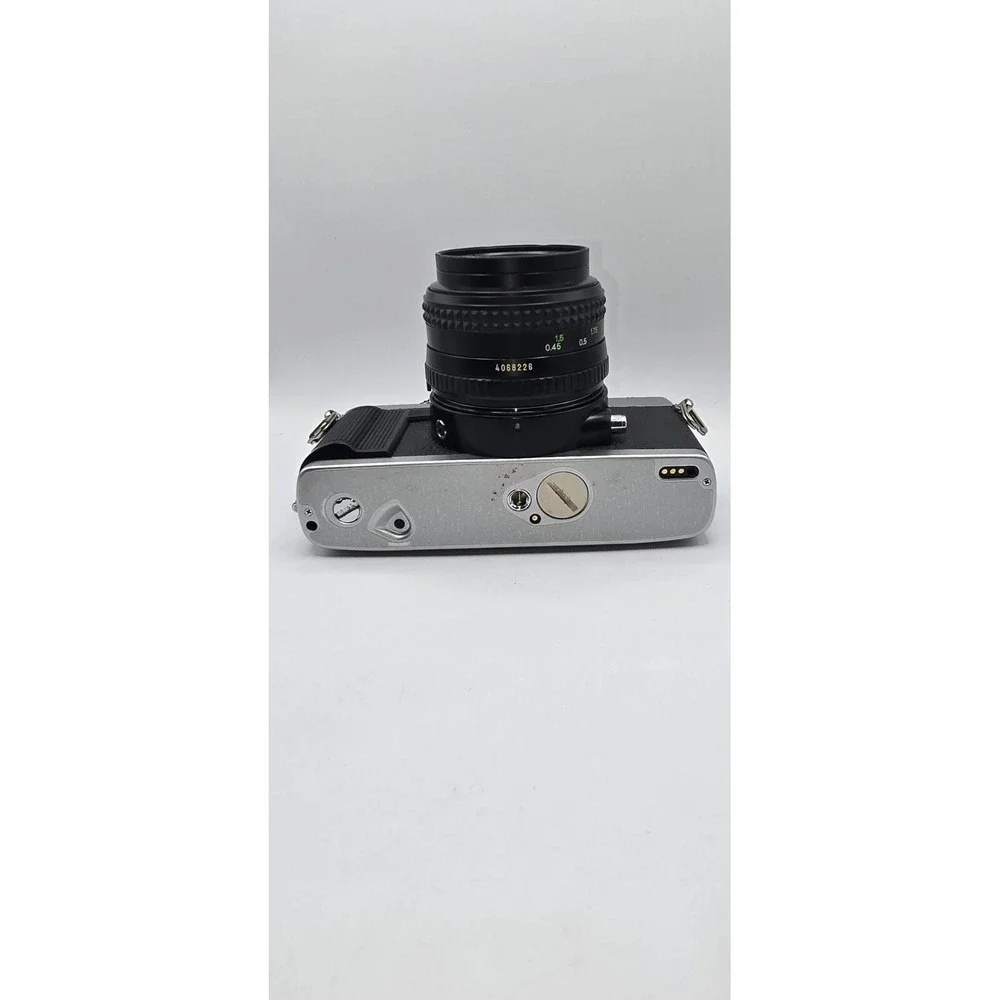 Minolta XG-M SLR Film Camera Black Silver tested Lens, Manuals, Accessories, Bag